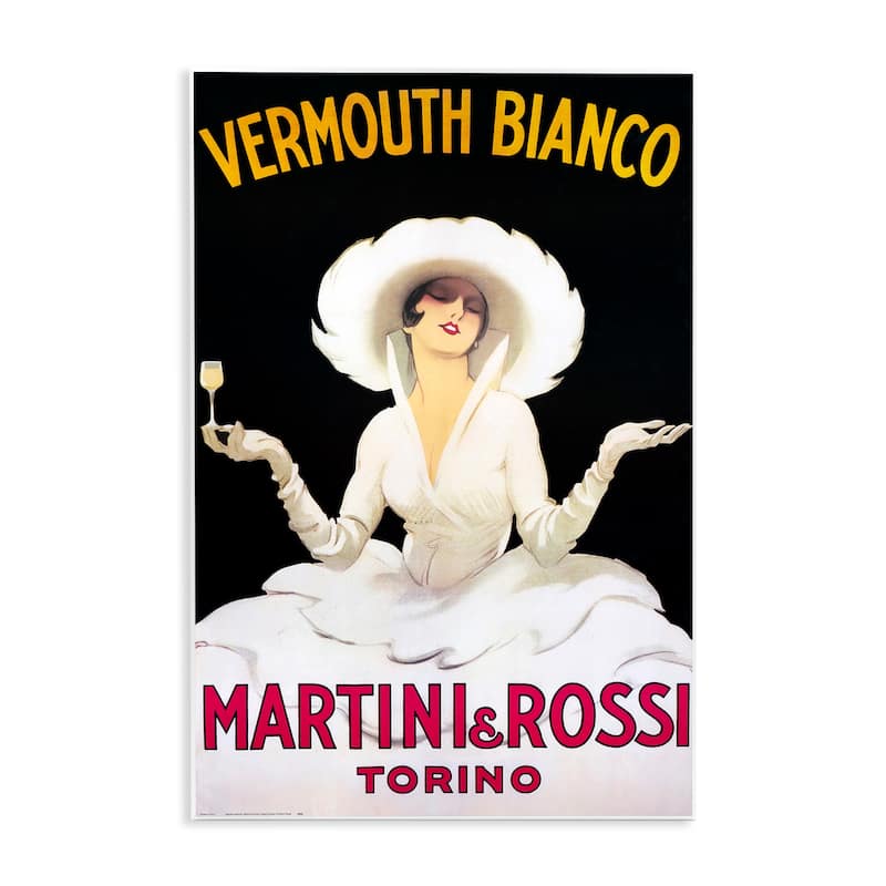 Stupell Vermouth Vintage Lady Advertisement Wall Plaque Art Design By Marcus Jules - 10 x 15