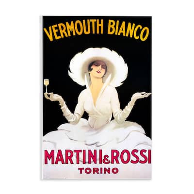 Stupell Vermouth Vintage Lady Advertisement Wall Plaque Art Design By Marcus Jules