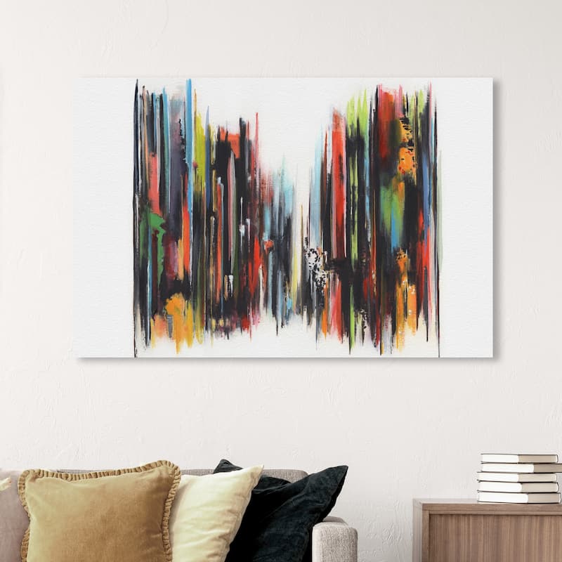Wynwood Studio Canvas Abstract Doll Memories - Mystical Harmonies Black and Modern & Contemporary Wall Art Canvas Print - 36 x 54