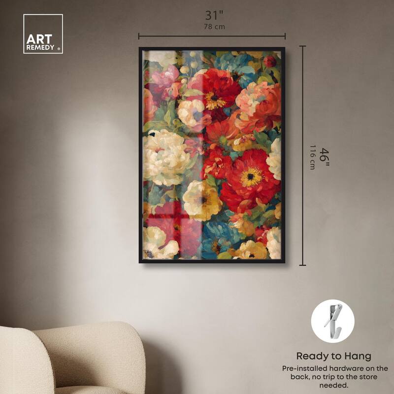 Garden Tapestries II Shadowbox by Art Remedy