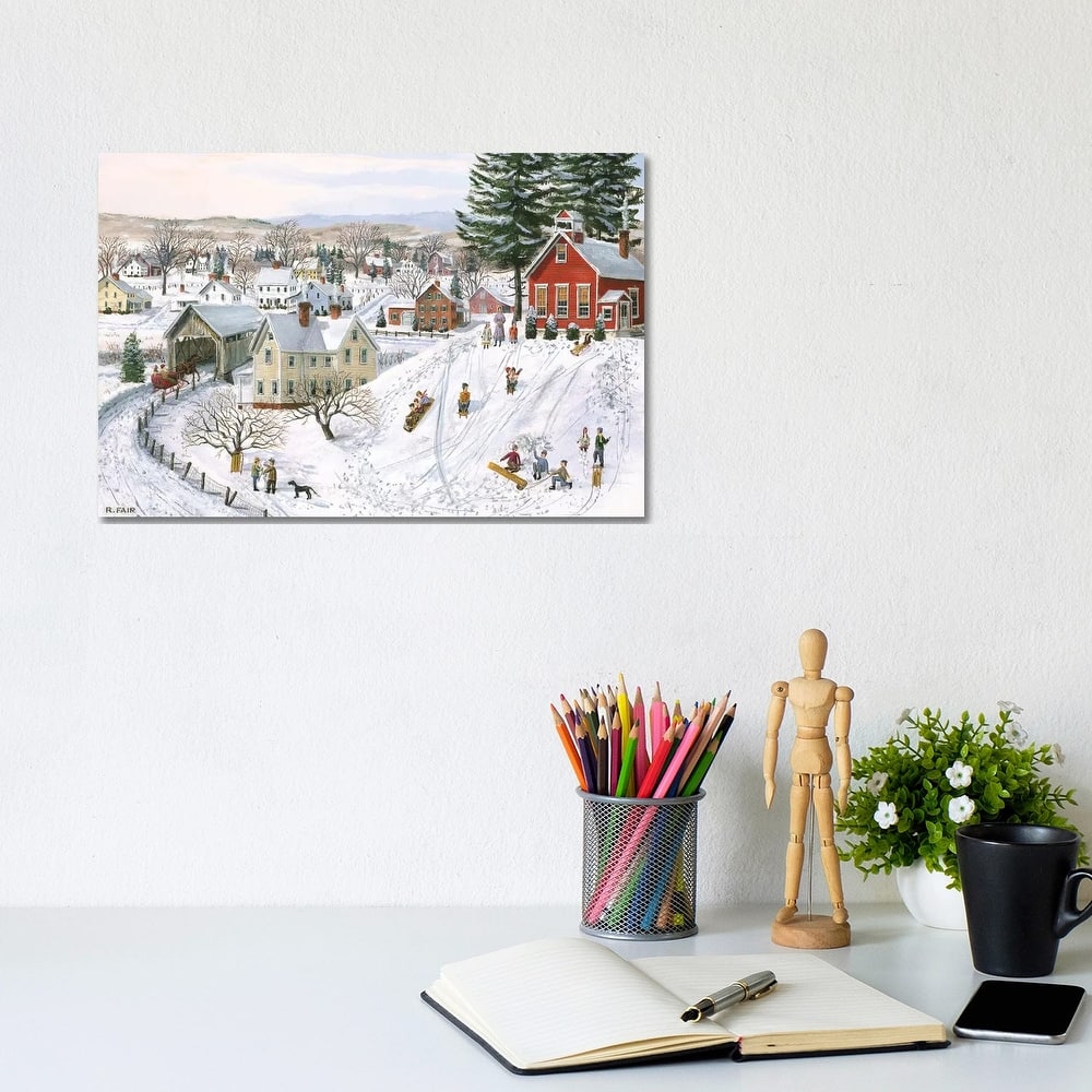 iCanvas "Winter Recess" by Bob Fair Canvas Print