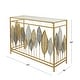 preview thumbnail 17 of 16, Iron Contemporary Console Table 30 x 44 x 15