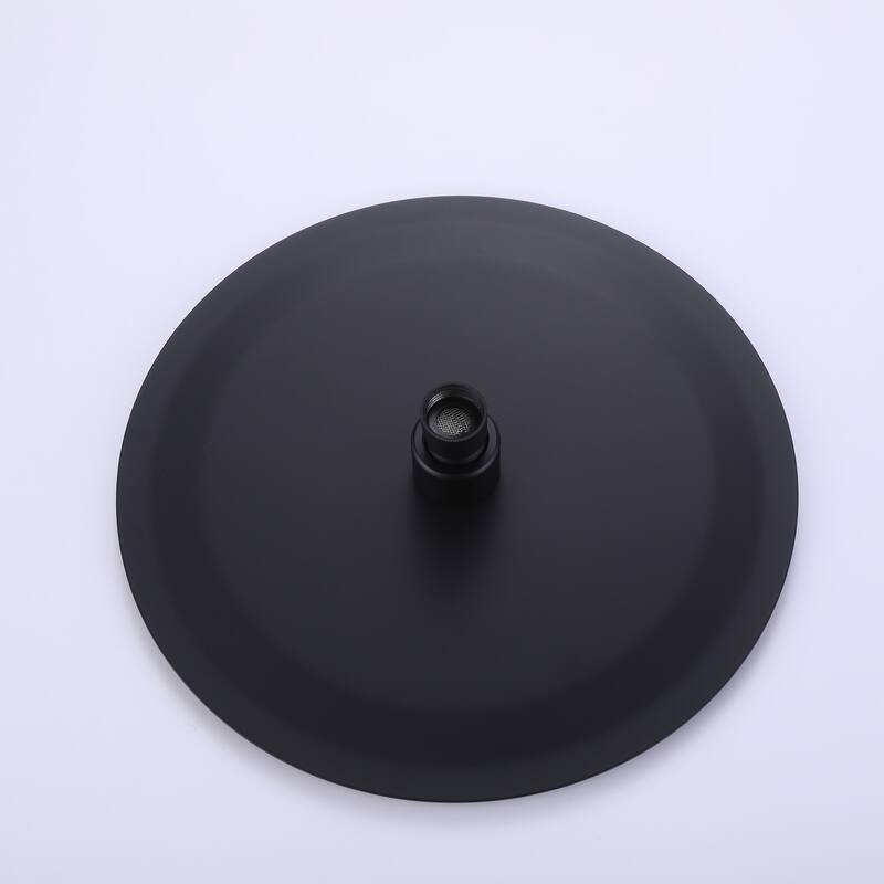 Rotatable 12'' High Pressure Rain Shower Head with Self-Cleaning and Aerating Technology