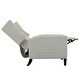 preview thumbnail 31 of 54, Manual Adjustable WingBack Recliner Chair, with Foldable Side Table, USB Charging Ports, PushBack Reclining Chairs