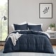 preview thumbnail 65 of 159, Chelsea Square Evans Pinch Pleated Soft Washed Boho Duvet Cover Set