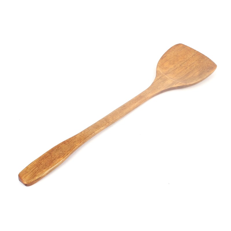 Wood Handmade Kitchen Cooking Egg Pancake Turner Natural Spatula