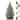24in Hand Painted Ceramic Christmas Tree  PreLit Tree with Star