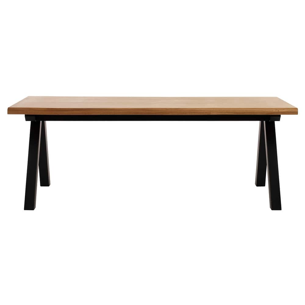 Rye Studio Scandinavian Wavy Edge Dining Table - 39.4"W x 82.625"L x 29.5"H