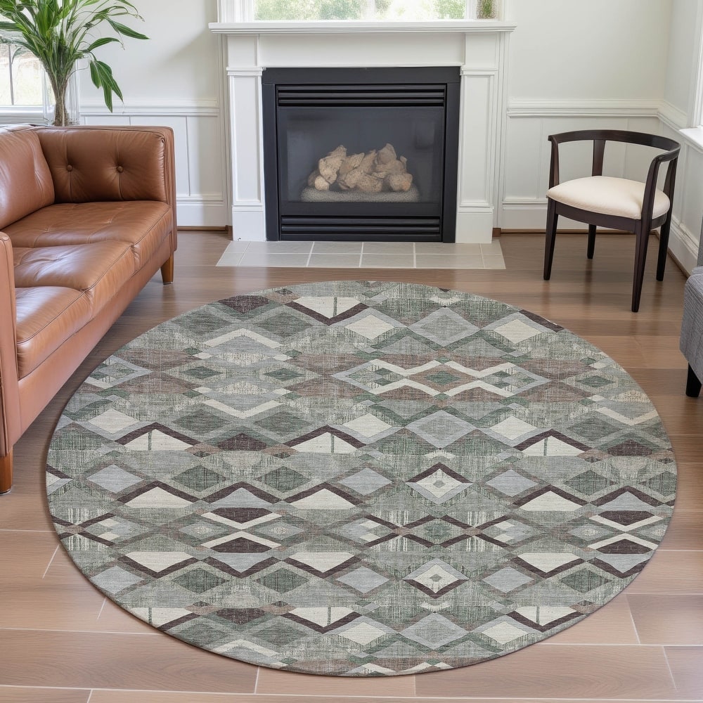 Premium Washable Super Soft Boho Geo Mayfield Rug