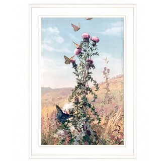 Meadow Butterflies 1 White Framed Print Wall Art - Bed Bath & Beyond ...