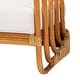 preview thumbnail 7 of 9, Corsa Modern Bohemian Natural Rattan Arm Chair