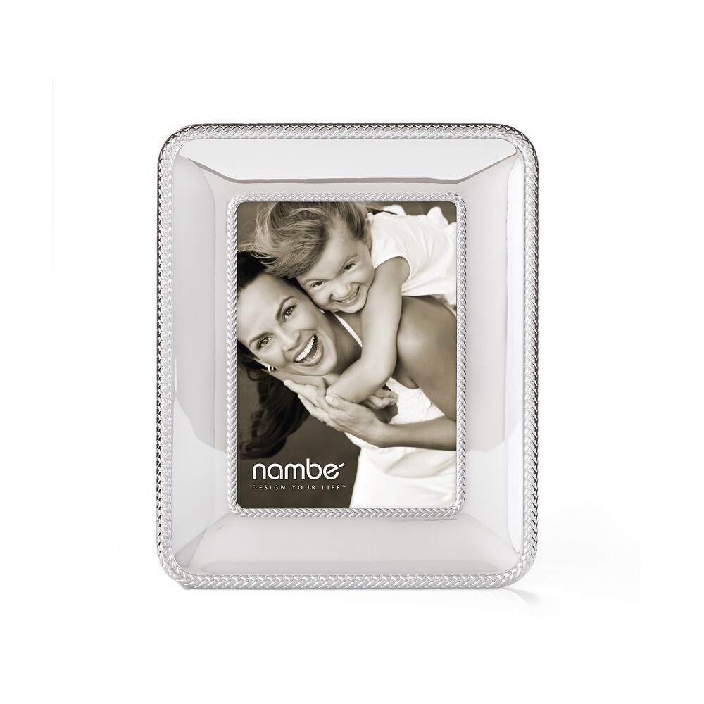 Silver Plated Picture Frame - Grooved - 4x6, 5x7, 8x10