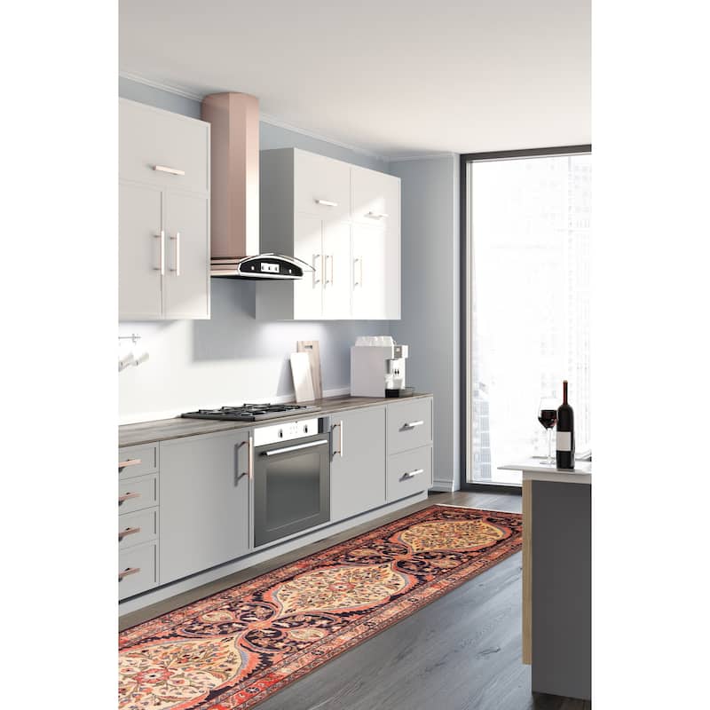 ECARPETGALLERY Hand-knotted Anatolian Cream Wool Rug - 2' 9" x 10' 5"