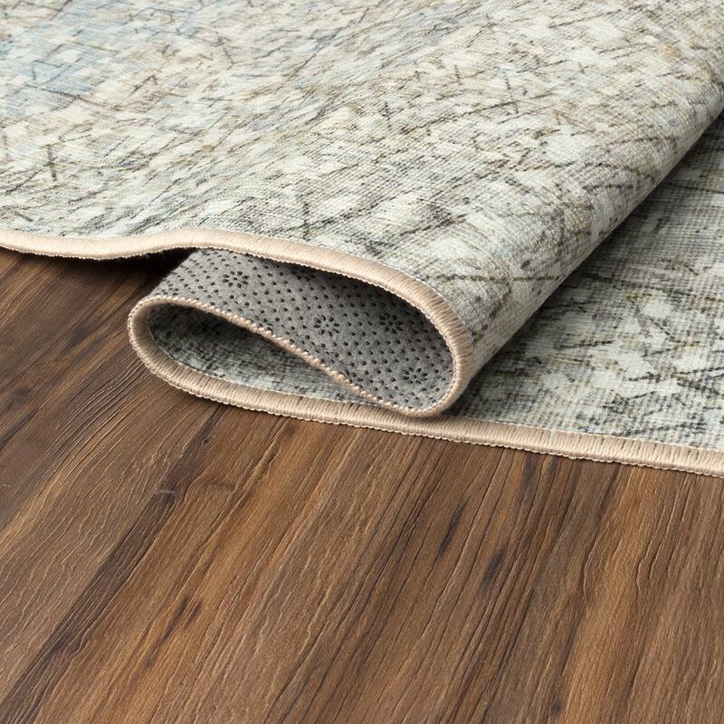 My Magic Carpet Sotho Beige Machine Washable Rug