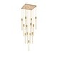 preview thumbnail 5 of 11, Walker 13 Light Pendant - 26 inch Satin Gold