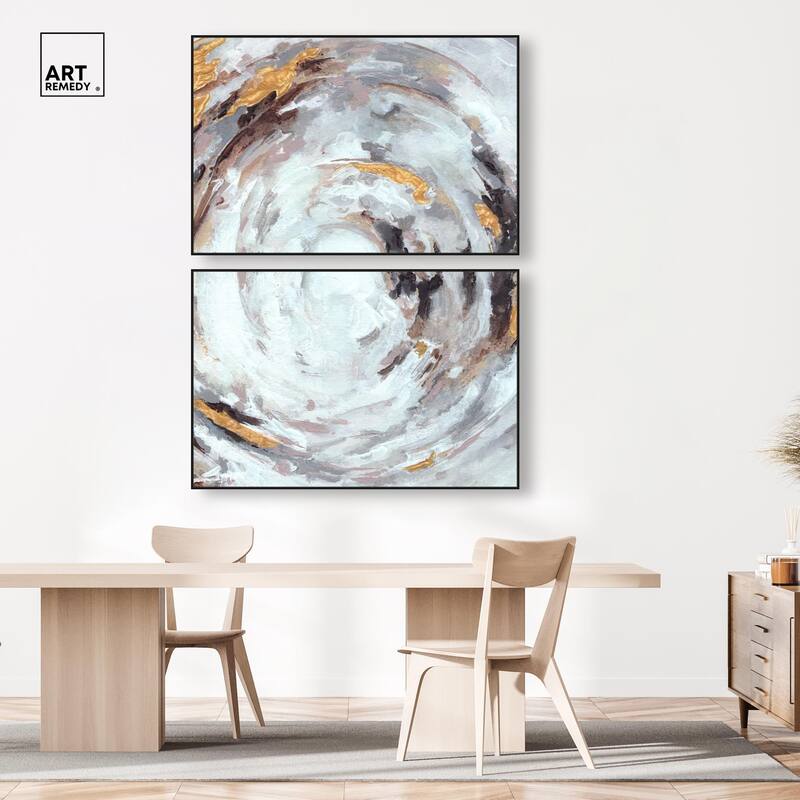 Cyclone Art Canvas Set of 2 by Art Remedy