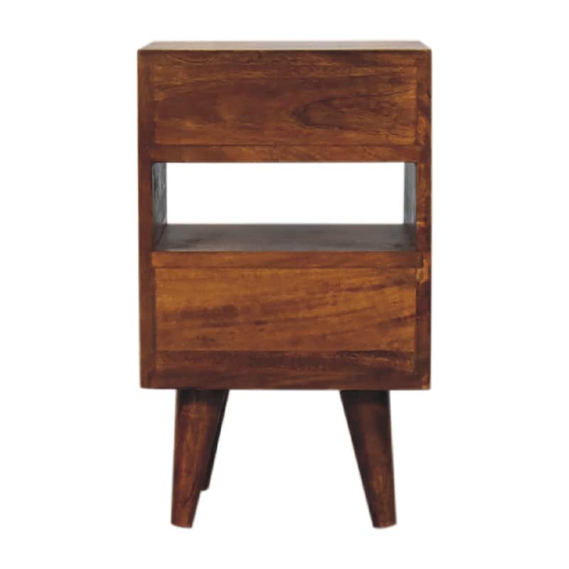 Artisan Furniture Solid Wood Mini Classic Multi Chestnut Nightstand