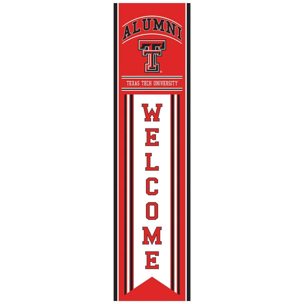 47" Porch Leaner Welcome Wall Sign, Texas Tech University