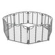 preview thumbnail 1 of 14, Versatile Play Space Adjustable Play Area, 8 Panel Black