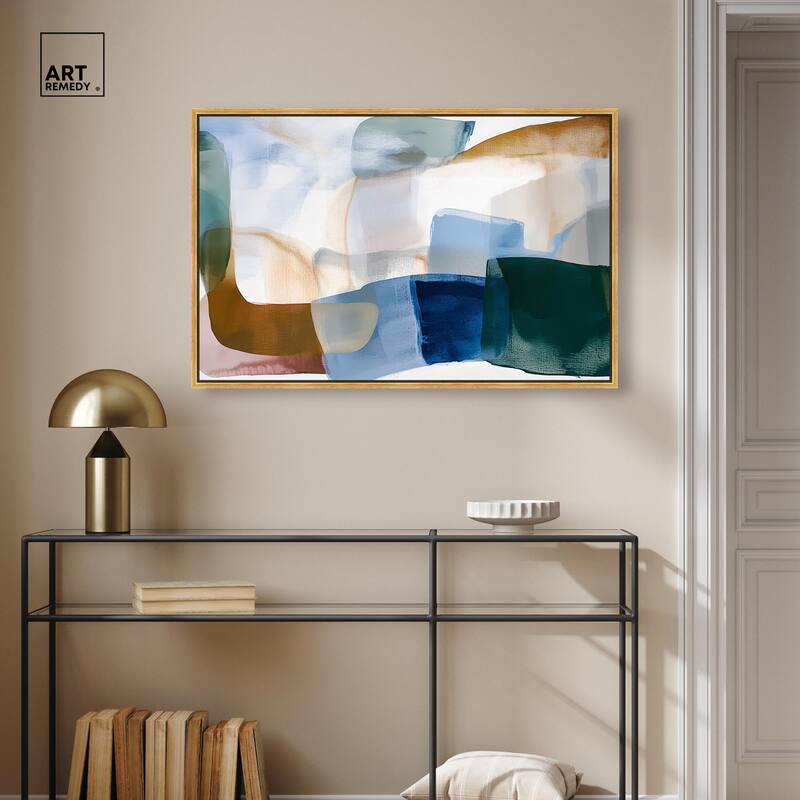 Contoured Calm I Canvas by Art Remedy