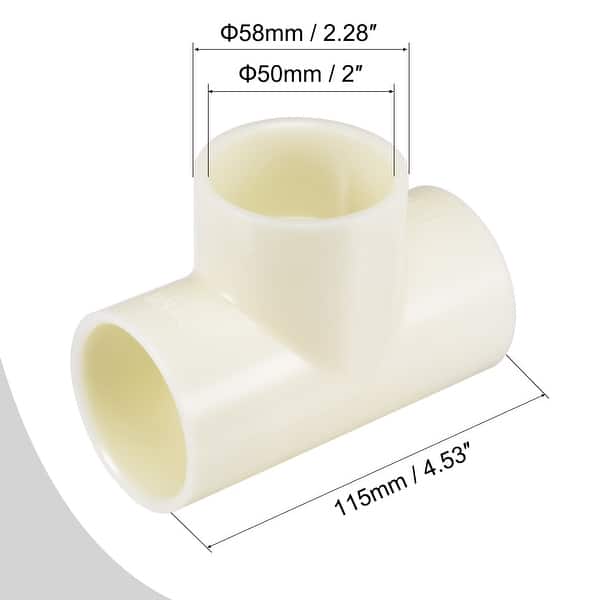 ABS DWV Pipe Fitting 3 Way Elbow for Connecting Drain Pipe, Vent Pipe