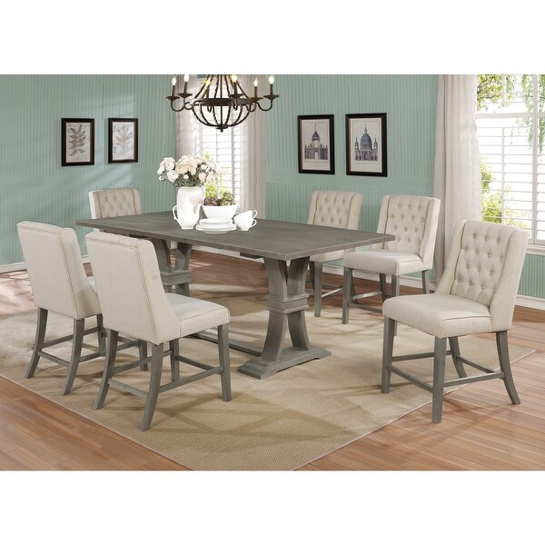 Chesterfield dining table shop and chairs