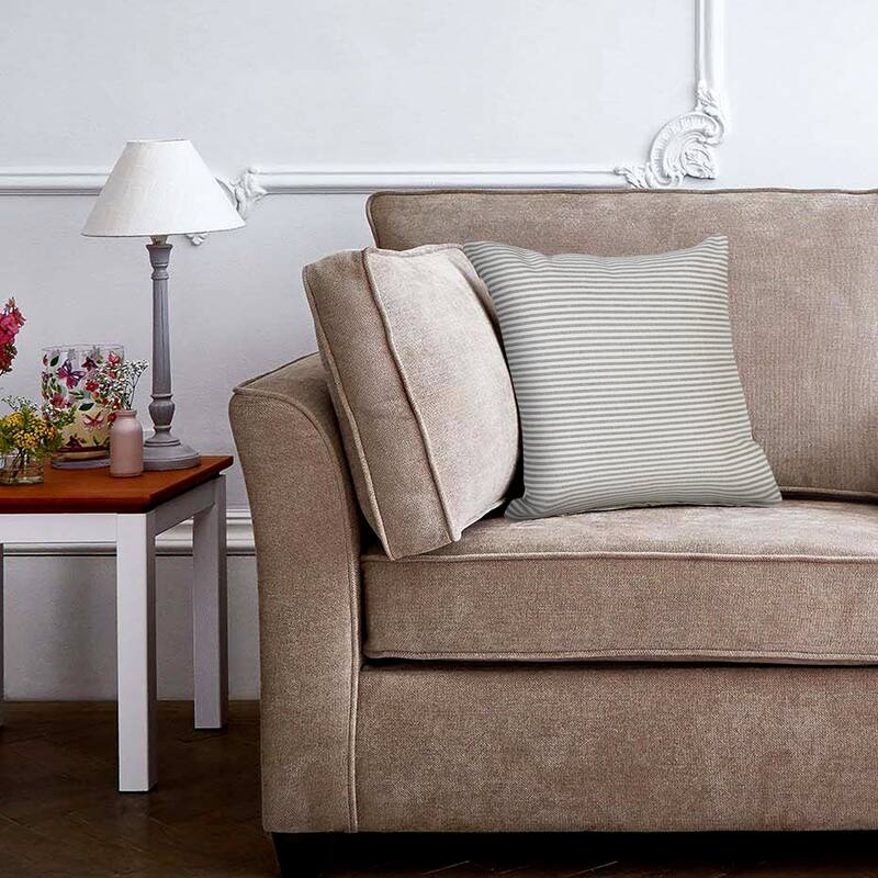 Sevita Simple Stonewash Stripe Throw Pillow, Single or Set of 2