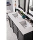 preview thumbnail 24 of 29, James Martin Vanities Brittany 60" Double Vanity, Black Onyx