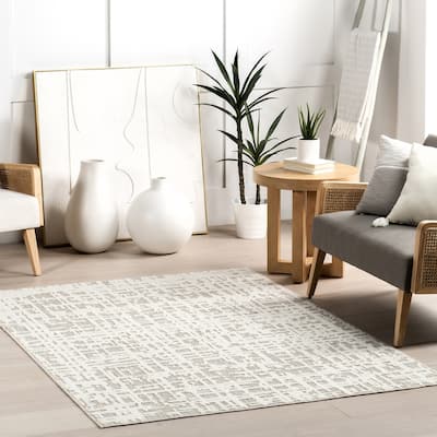 Nuloom Amity Abstract Machine Washable Area Rug
