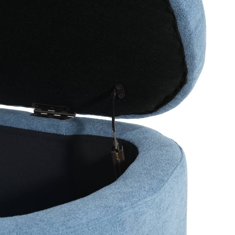 Christopher Knight Home - Wyeth Fabric and Rubberwood Storage Bench