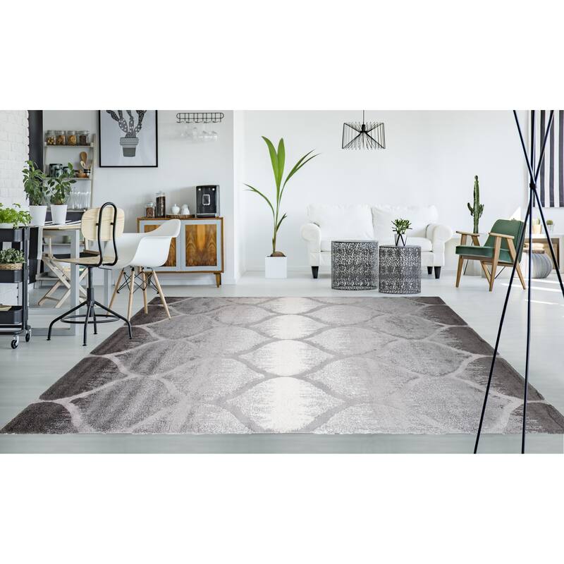 Noori Rug Monaco Theron High-low Trellis Area Rug