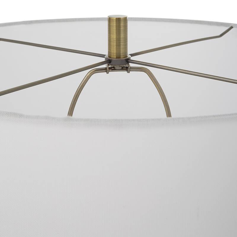Uttermost Annily Crystal Table Lamp - 37"H,   Shade 11"H x 17"Dia