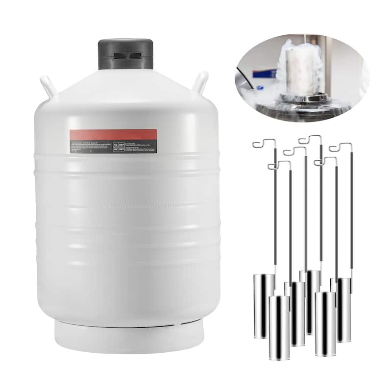 Liquid Nitrogen Tank for Beauty Industry, Semen Preservation, Scientific - 30L - White