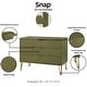 preview thumbnail 5 of 125, Manhattan Comfort 2-Piece Dumbo Modern Multi Drawer Dresser Set