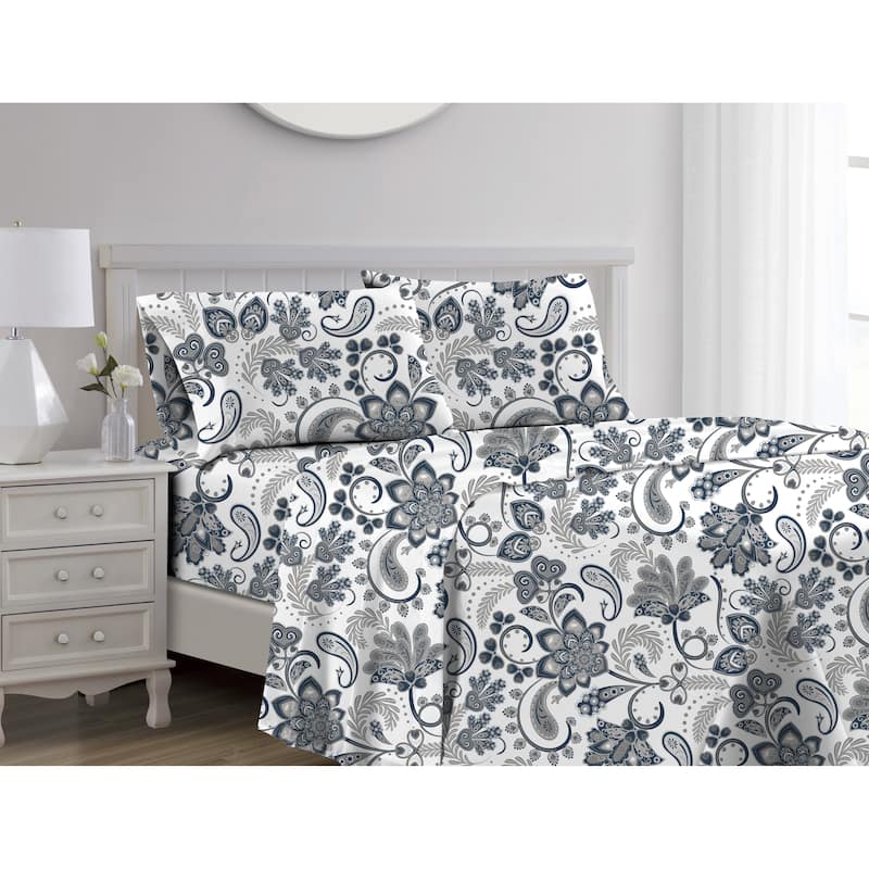 Jacobean Organic Cotton Sheet Set Queen