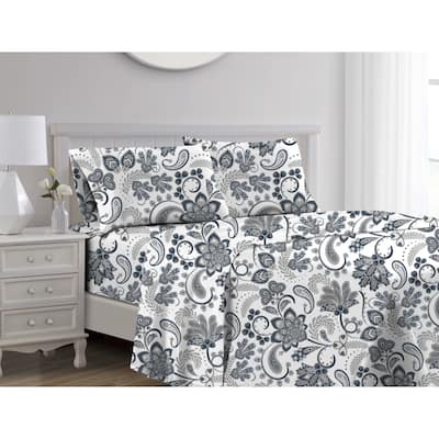 Jacobean Organic Cotton Sheet Set Queen
