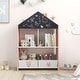 preview thumbnail 18 of 19, Playhouse Kids Bookshelf with Chalkboard and Whiteboard for 3-6 Years-Gray