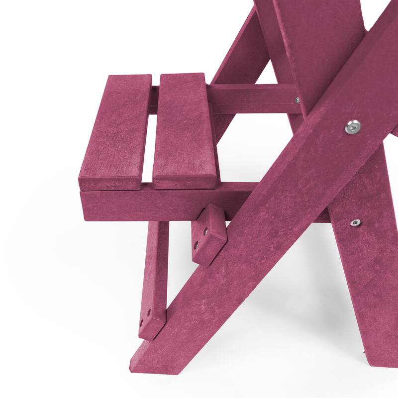 Key West Fully Assembled All-Weather Recycled HDPE Outdoor Folding Bar Stool