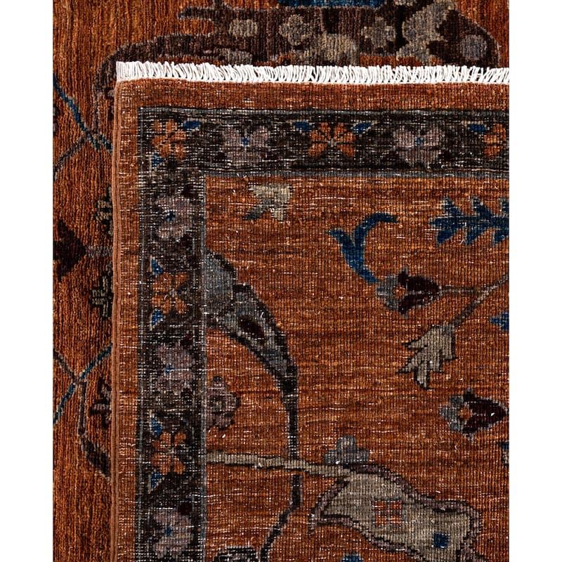 Serapi One-of-a-Kind Hand-Knotted Area Rug - Brown - 8' 11" x 12' 0"