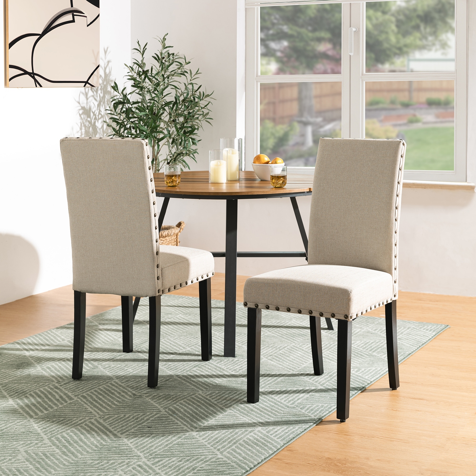Grey Studded Dining Room Chairs Tufted Dining Room Chairs Studded