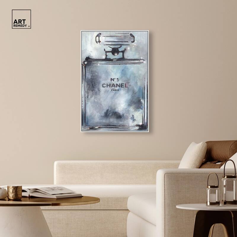Doll Memories - Grey Perfume Canvas by Art Remedy