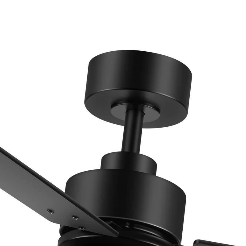 48-in Indoor Black Large Ceiling Fan without Light(3-Blade)