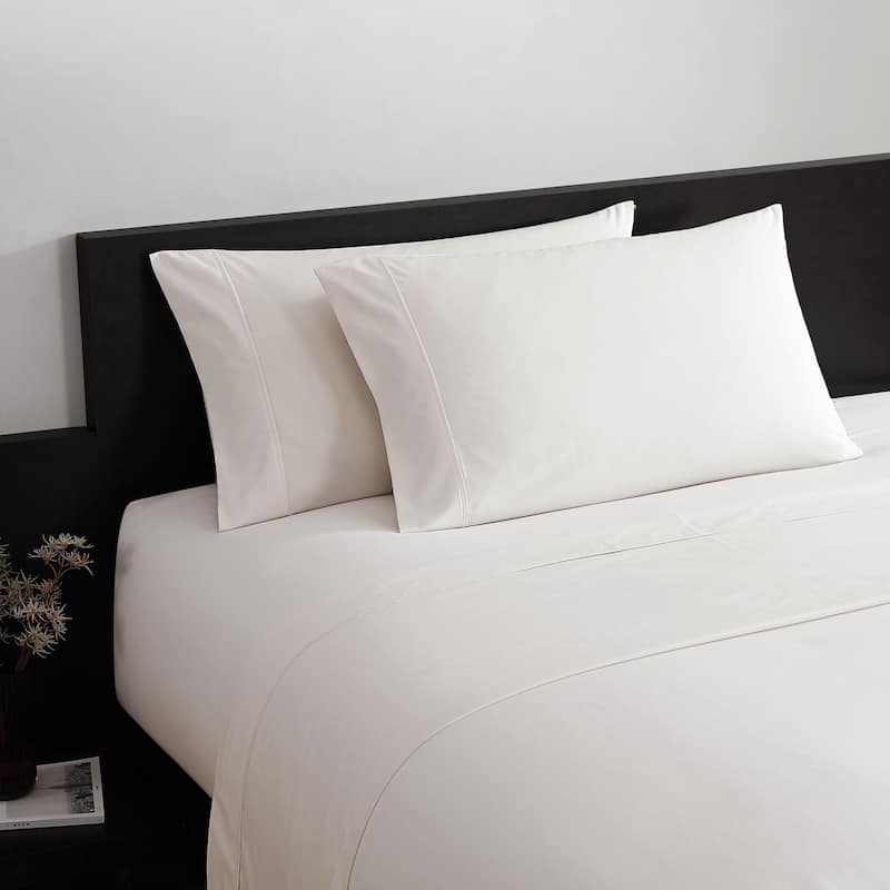 Vera Wang Egyptian Cotton Solid Sheet Set