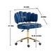 preview thumbnail 2 of 23, Velvet Modern Adjustable Office Desk Computer Swivel Chair