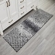 preview thumbnail 97 of 123, Better Trends 100% Micro Polyester Knitted Bathroom Rugs - Casablanca Collection with Chevron Pattern, Machine Washable Bath Mat
