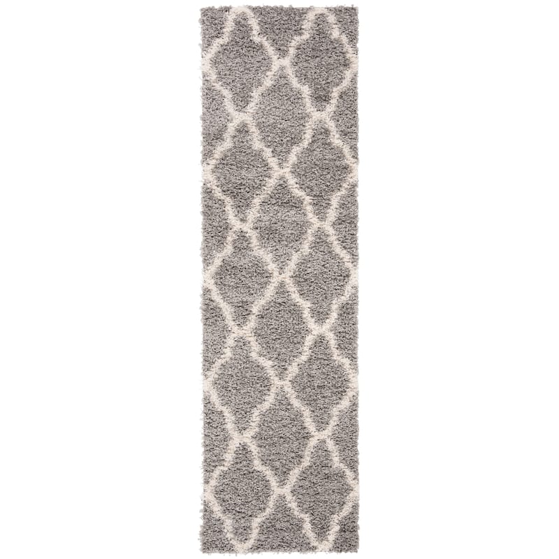 SAFAVIEH Dallas Shag Hacer Trellis 1.5-inch Thick Rug