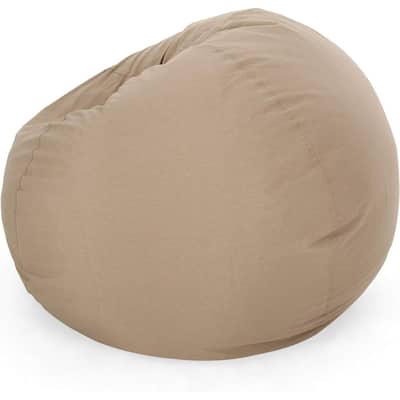 5-Foot Comfortable High-Density Shredded Foam Bean Bag Chair for Kids and Adults, with Removable Microsuede Cover, Ideal
