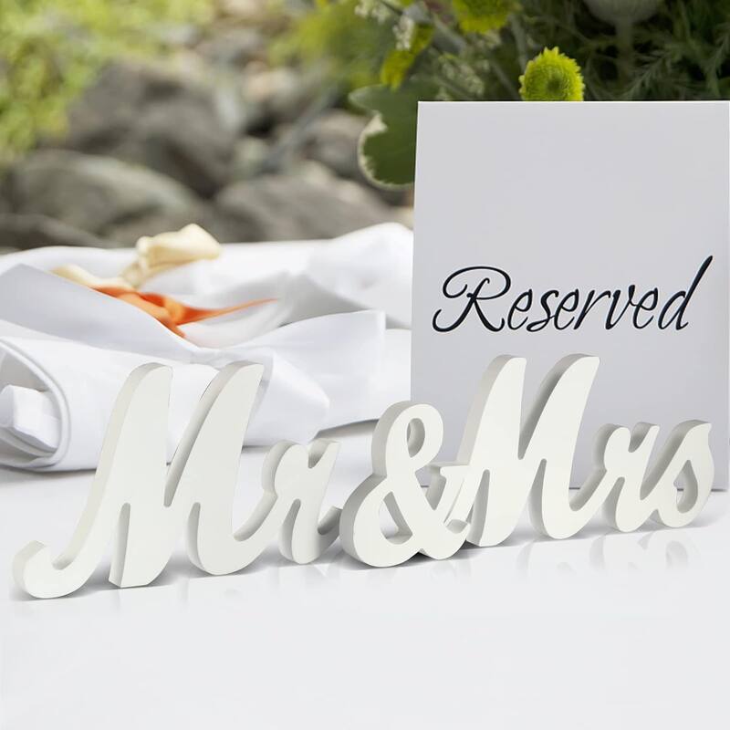 Mr & Mrs Sign Wedding Decorations, Rustic Anniversary Wedding Gift