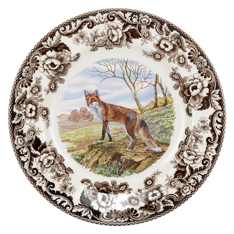 Spode Woodland Dinner Plate Animal Motifs