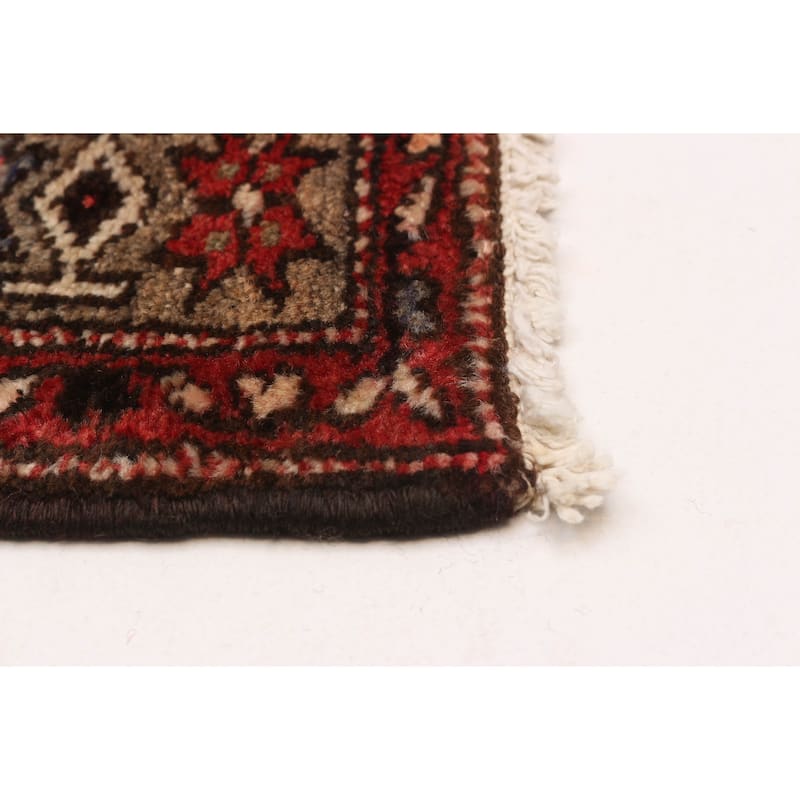 ECARPETGALLERY Hand-knotted Andelz Red Wool Rug - 3'10 x 9'5